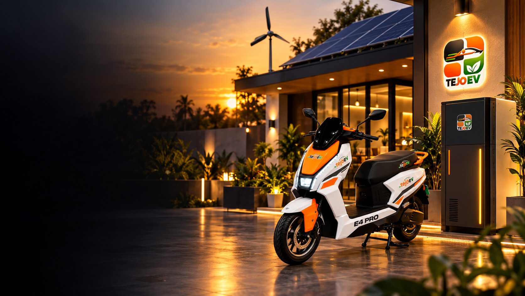 TEJO EV solar and home energy concept