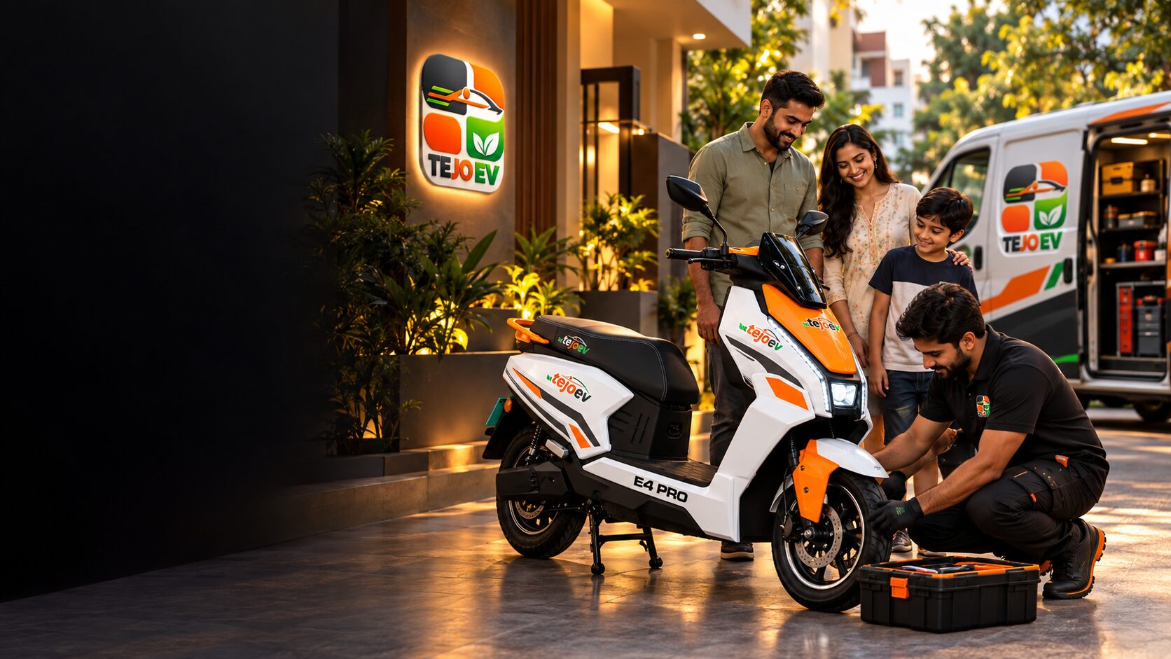 TEJO EV doorstep service concept